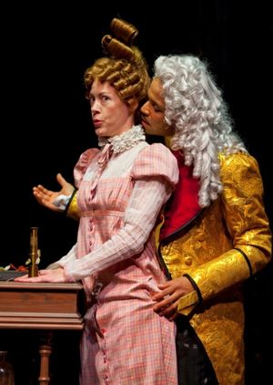 Veanne Cox and Jeffrey Wright Photo